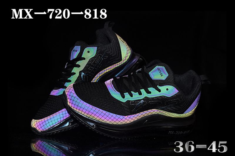 2020 Nike Air Max 720-818 Midnight Black Purple Running Shoes